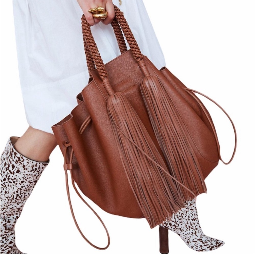 Ulla Johnson Imogen Carryall Saddle Leather Bag